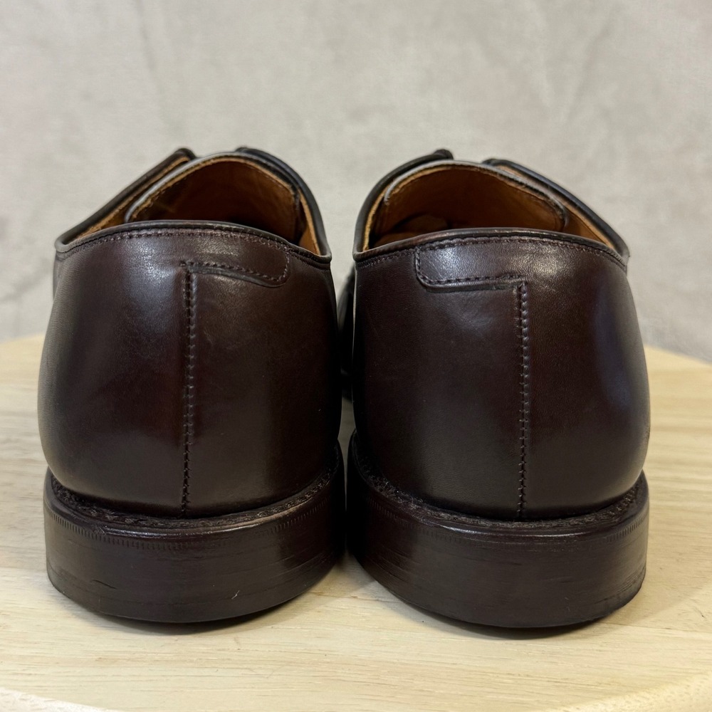 Allen Edmonds Wendell Mens 11.5 B Brown Leather Split Toe Derby Dress Shoes 5768 - Picture 4 of 16